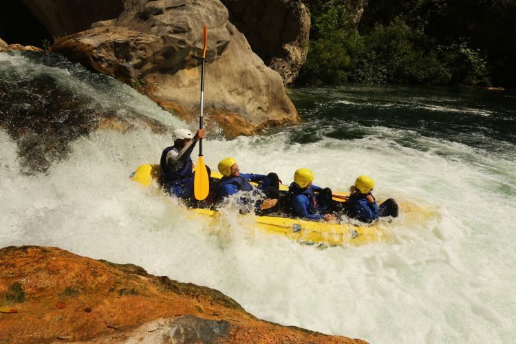 Ultimate adventure tour langs de Cetina rivier Blato Kroatië