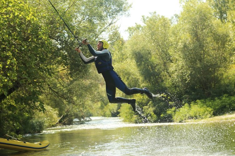 Ultimate adventure tour langs de Cetina rivier Blato Kroatië