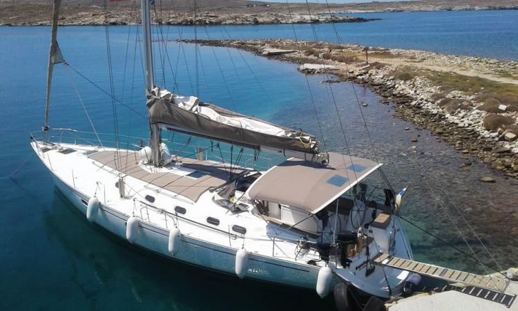 Zeilcruise naar het eiland Rhenia en Delos Mykonos Griekenland
