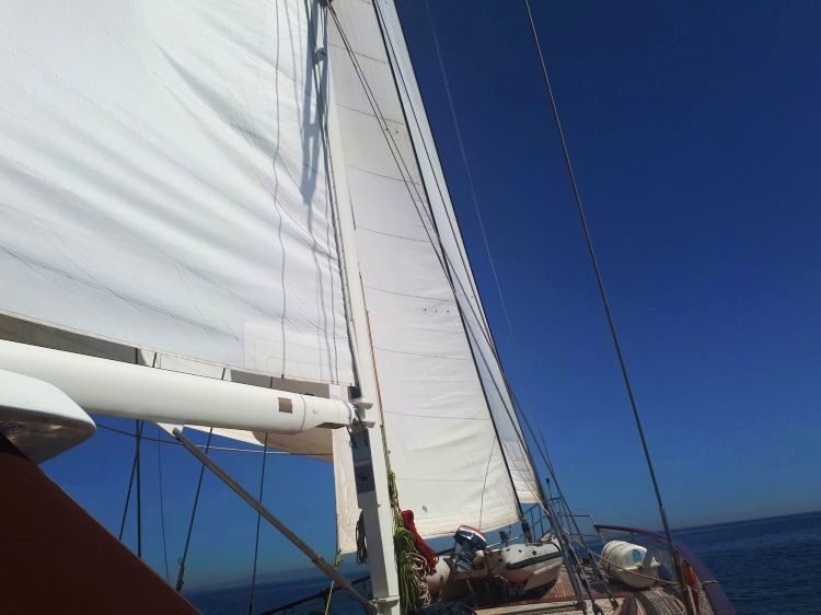 Zeilcruise naar het eiland Rhenia vanuit Mykonos Griekenland