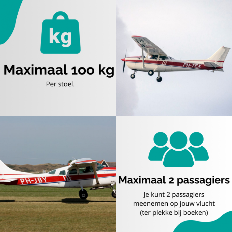Rondvlucht speciaal Texel  introductie tot vliegles