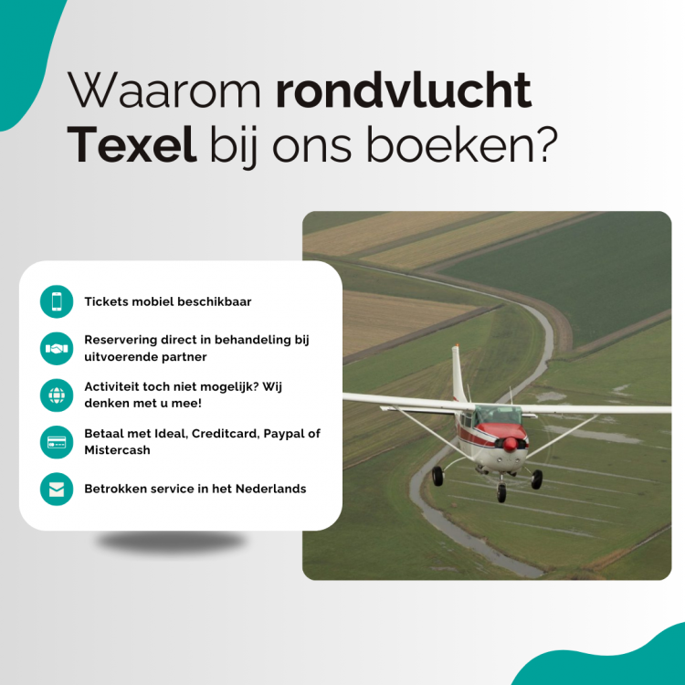 Rondvlucht Texel boeken