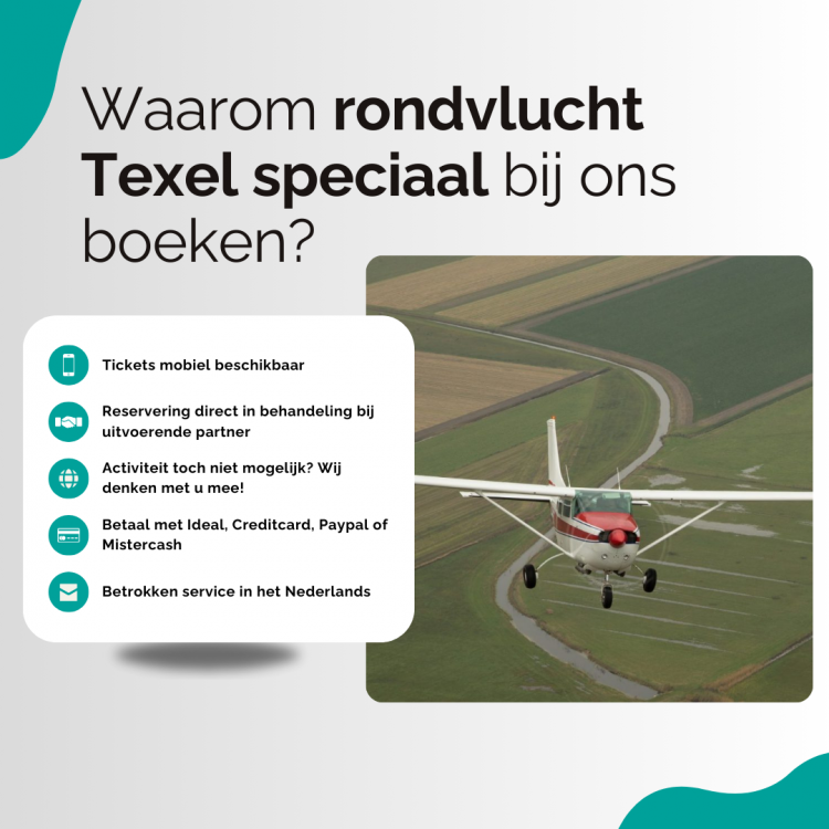 Rondvlucht speciaal Texel boeken