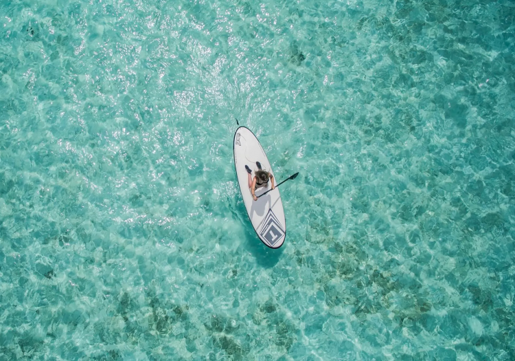 Boot met luxe water tools in Ibiza