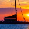 Boottocht bij zonsondergang Ibiza