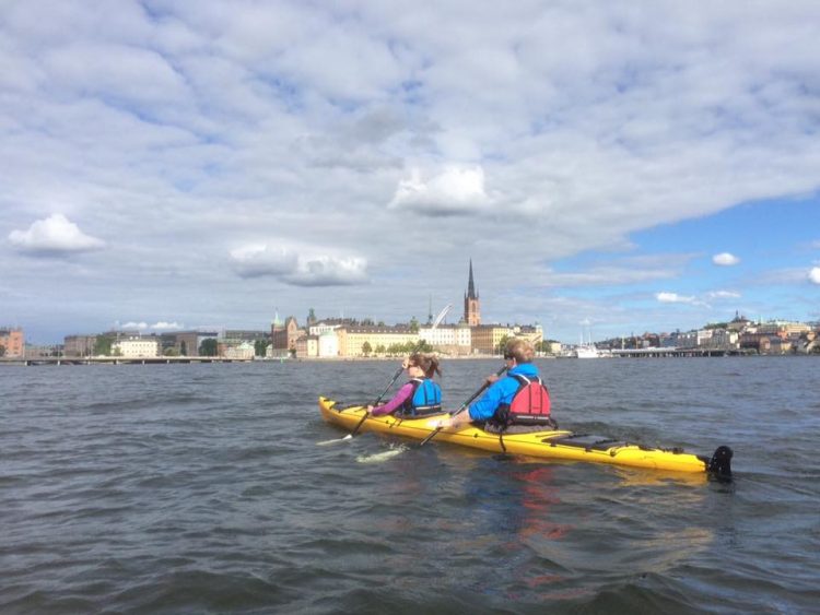 Zelfstandige Kajaktour door Stockholm