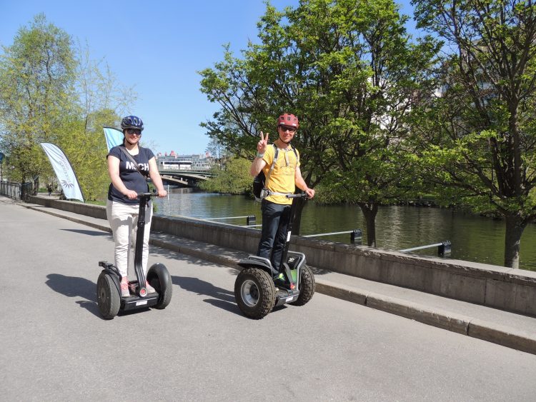 Segway tour door Stockholm