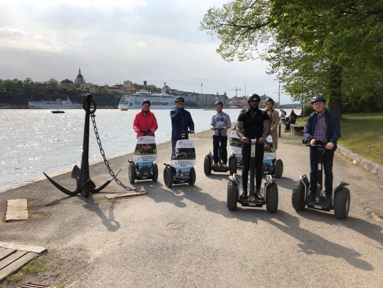Segway tour door Stockholm