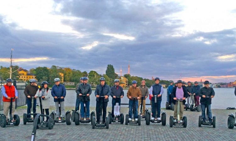 Segway tour door Stockholm