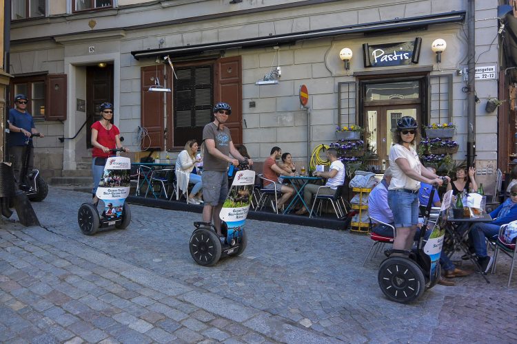 Segway tour door Stockholm