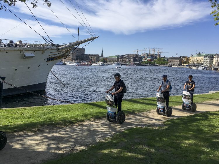 Segway tour door Stockholm
