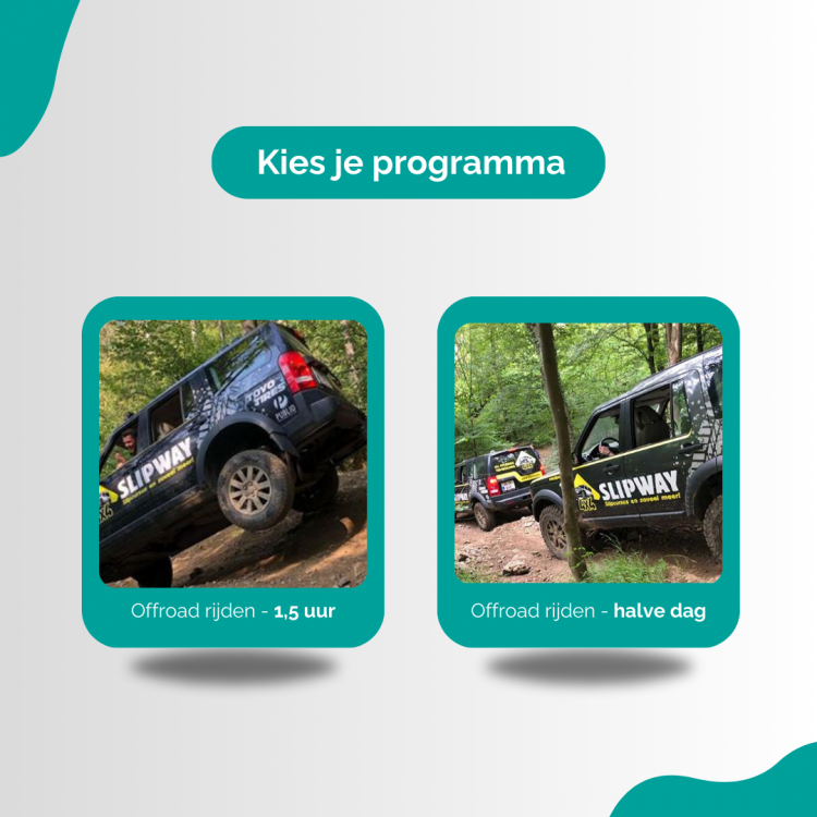 Offroad rijden pakket