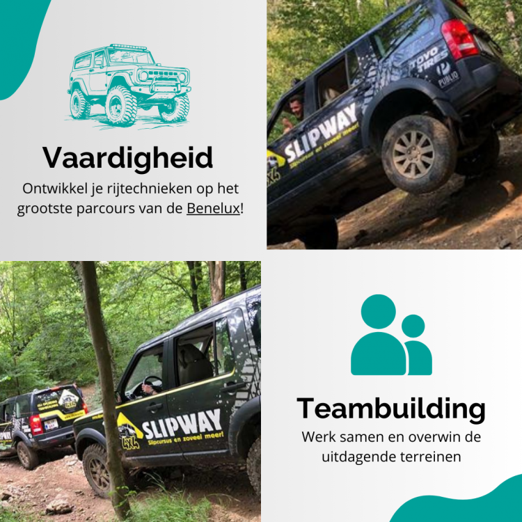 Offroad terreinrijden Ardennen Bilstain nabij Luik België
