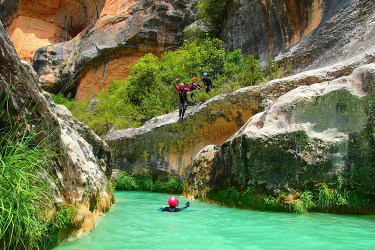 2 dagen basic canyoning Sierra de Guara Pyreneeën