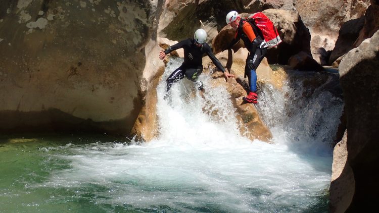 3 dagen via ferrata en dry canyoning Sierra de Guara Pyreneeën
