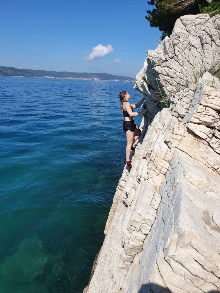 Cliff jumping & Deep Water Solo Split Kroatië
