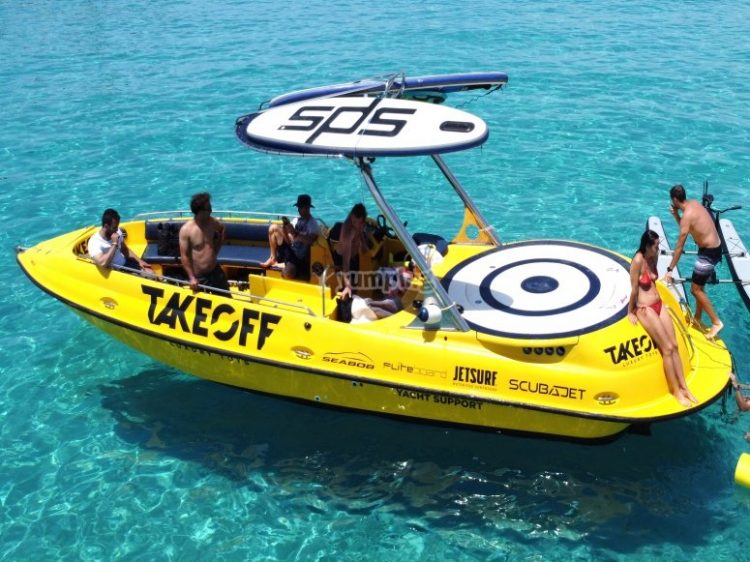 Watersports boot tour Ibiza