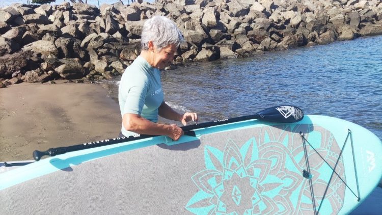 Stand Up Paddle boarding les Arguineguin in Gran Canaria