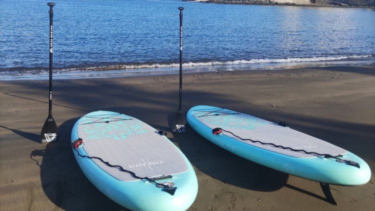 Stand Up Paddle boarding les Arguineguin in Gran Canaria