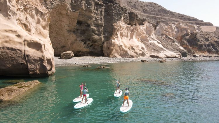 Paddle boarding (SUP) Tour Arguineguin in Gran Canaria