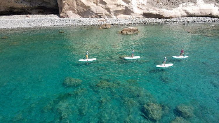 Paddle boarding (SUP) Tour Arguineguin in Gran Canaria