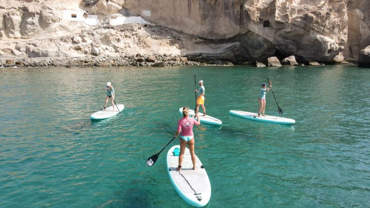 Paddle boarding (SUP) Tour Arguineguin in Gran Canaria