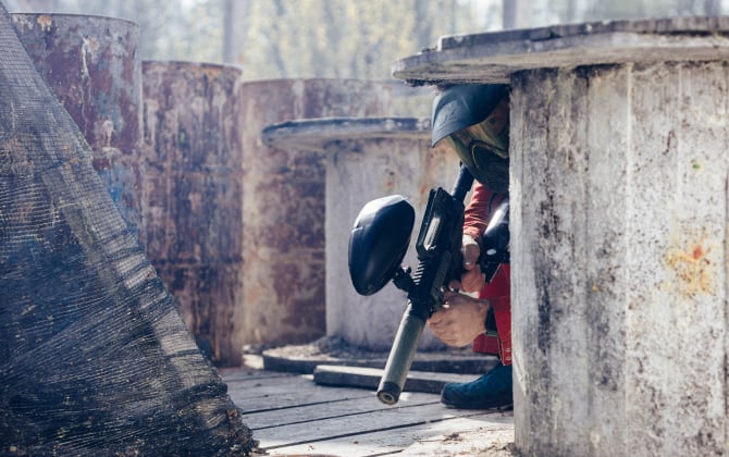 Bezoek paintball Rotterdam